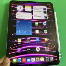 256GB Apple IPad Pro 11” 4th Generation (2022 Latest Model / M2 chip) Wi-Fi + Cellular (5G Unlocked)Keyboard, Pen & Accessories (warranty -01 /2024) 
