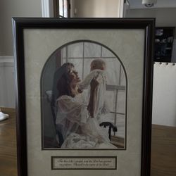 Carpentree Art for MOTHER & CHILD / DOUBLE MATTED PRINT WITH SCRIPTURE #73190