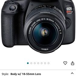 Canon EOS Rebel T7 DSLR Camera with 18-55mm Lens | Built-in Wi-Fi | 24.1 MP CMOS Sensor | DIGIC 4+ Image Processor and Full HD Videos Body w/ 18-55mm 