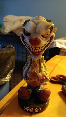 Sweet Sid bobblehead evil clown