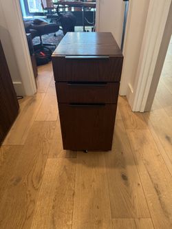 3-Drawer Mobile Pedestal File Cabinet