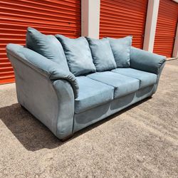 Teel Green Couch (delivery available)