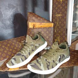 Puma Ignite Green Camo Sneakers Men's 9.5 (READ DESCRIPTION)