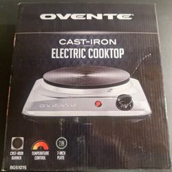 Ovente Cast Iron Cooktop