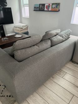 Scandinavian design, low profile couch