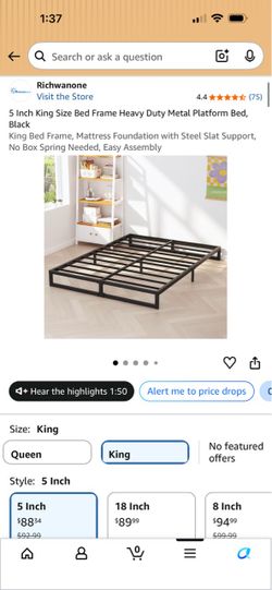 FREE KING SIZE BED FRAME