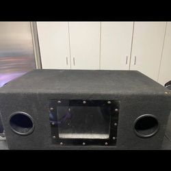 Subwoofer Box 2-10”  Box Only 