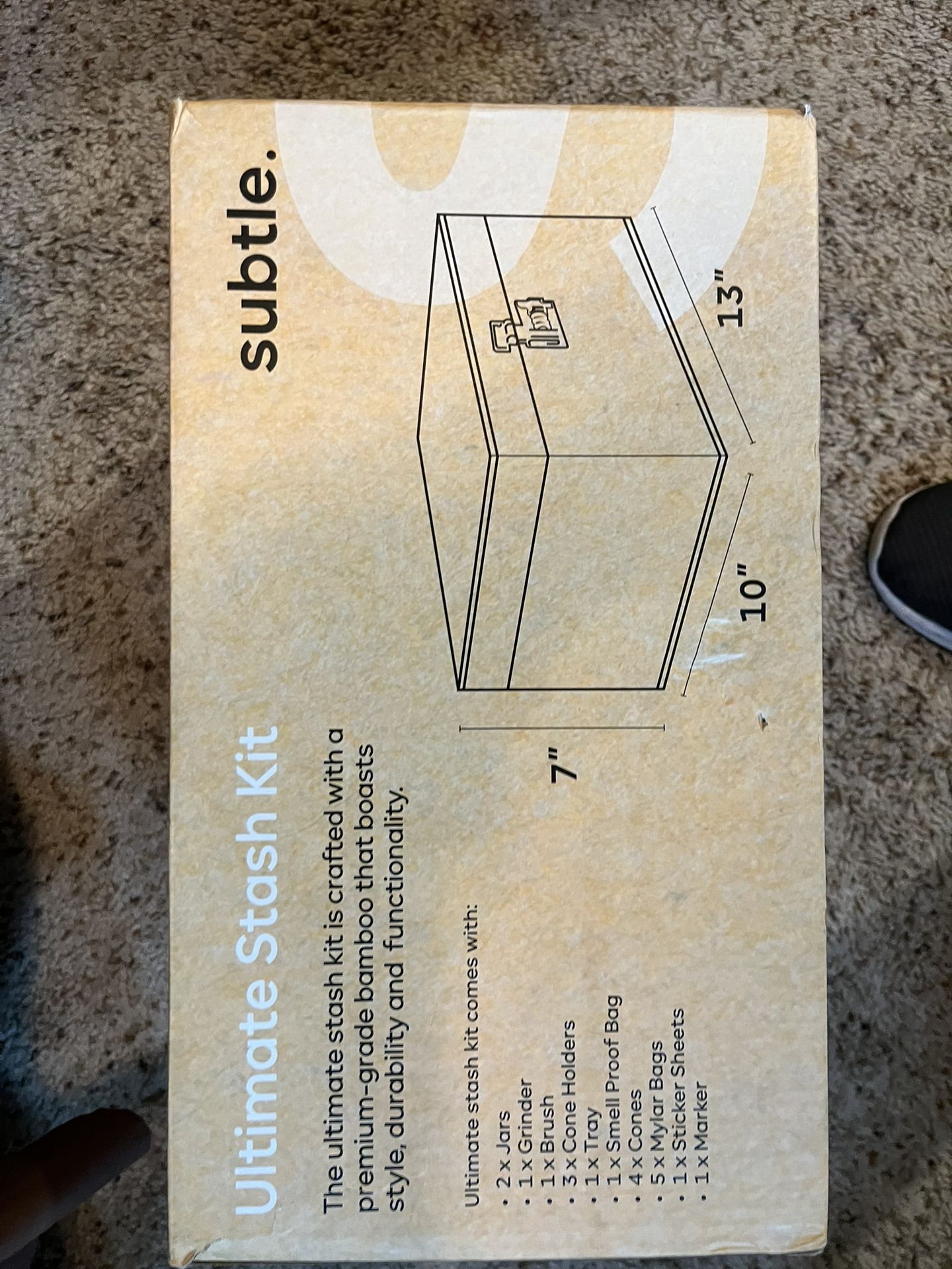 Premium Grade Bamboo Stash Box Gerbil Functionable Comes With All Kinds Of Cool Accessories. Any Kind Of Sewer Would Love It
