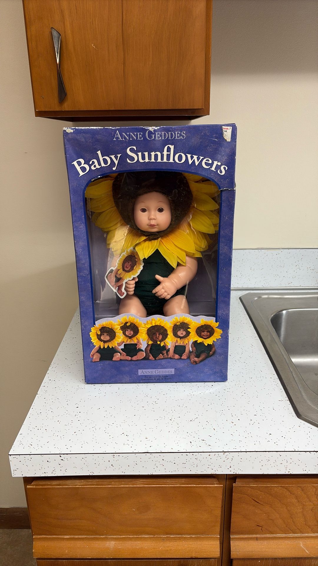 Anne Geddes Baby Sunflower Collectible Doll