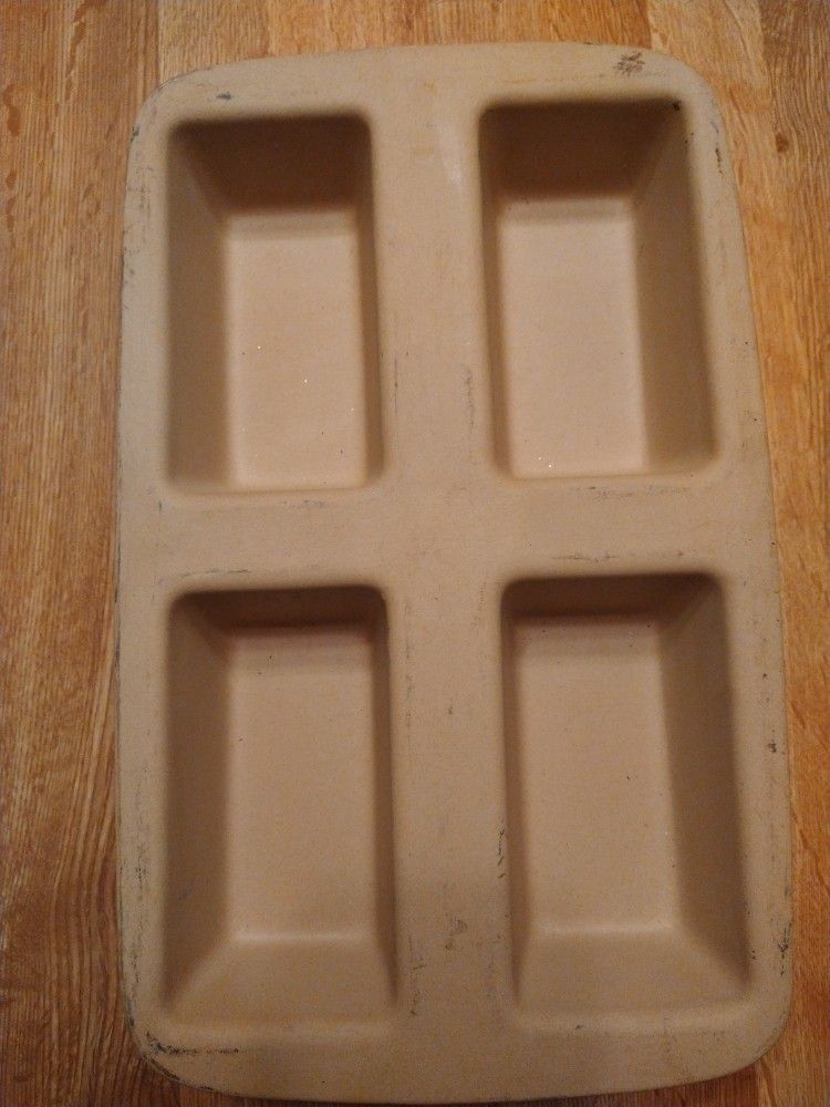 Pampered Chef Stoneware Mini Loaf Pan