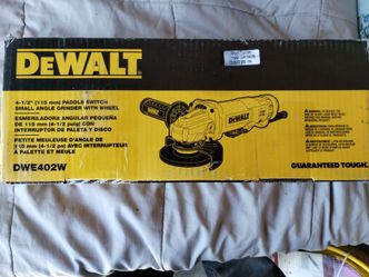 DeWalt 4½ in small angle grinder