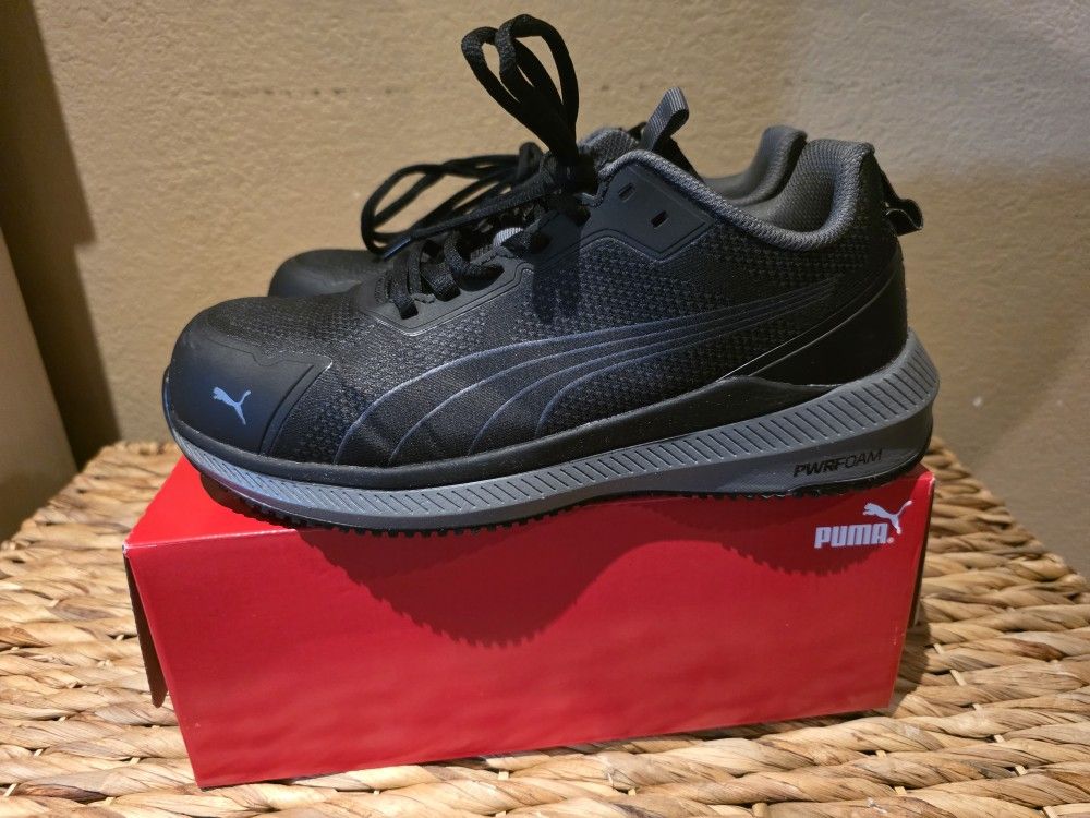 Puma Steel Toe Slide Black Low Shoes