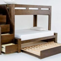  Bunk Bed With Trundle Underneath 