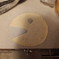Pac-Man tortilla 