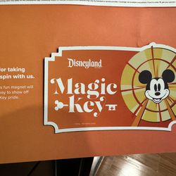 Disneyland Magic Key Magnet 2024