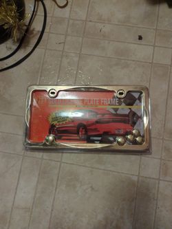 Gold Plated License Plate Cover 