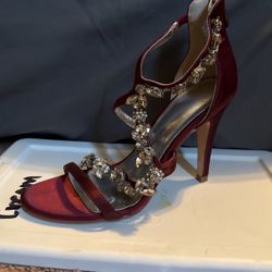 Strappy Heels With Jewels 