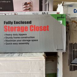 Fully Enclosed Storage Closet 
