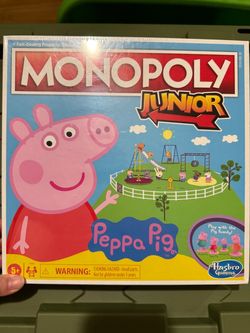 Monopoly Junior Peppa Pig Edition Board Game