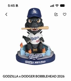 Dodgers Godzilla bobblehead