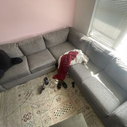 Dark Grey Couch 