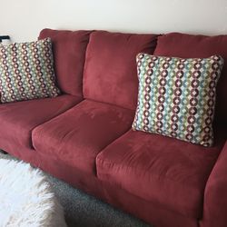 Red Sofa Bed For $1