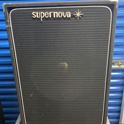 Vintage 1970s Multivox / Univox Supernova 15” Bass or Guitar Speaker Cabinet~150 Watts~8 Ohms~USA made