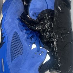 Blue Suede Jordan 5 Size 13
