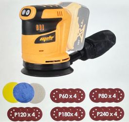 MELLIF Cordless Orbit Sander with Battery & Charger