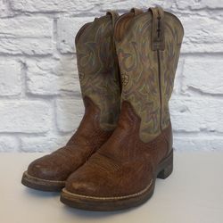 Ariat 8.5EE Men’s Western Leather Work Boots