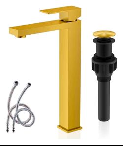 Grifo de baño oro cepillado 0121