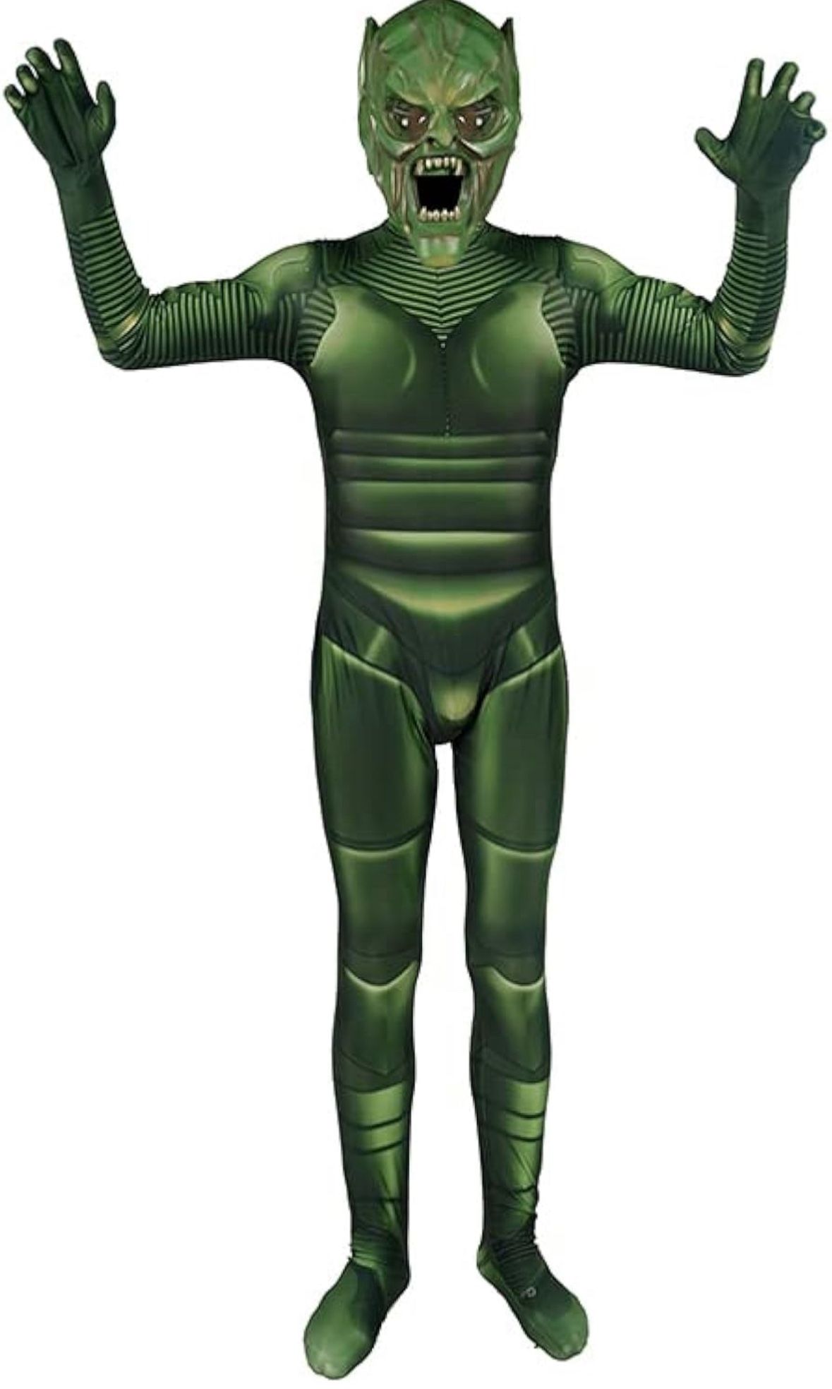 Adult Goblin Costume Green Classic Characters Halloween Cosplay Costume
