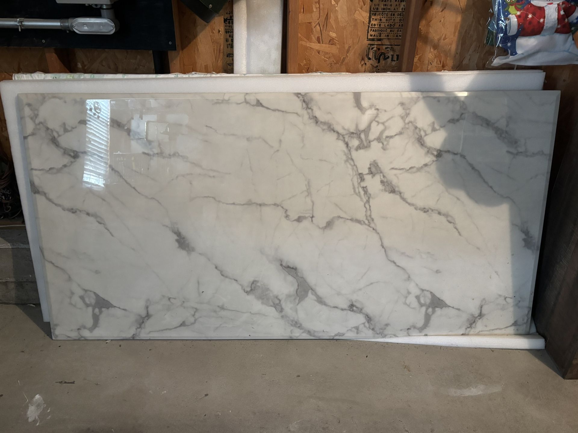 Faux Marble Table Top No Stand