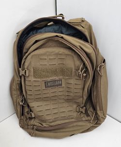 CamelBak Rubicon Backpack Coyote Brown Tactical 3 Day Assault Pack MOLLE 50L EUC