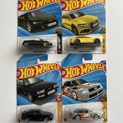 Hot Wheels Audi Bundle – Brand New | 4 Cars