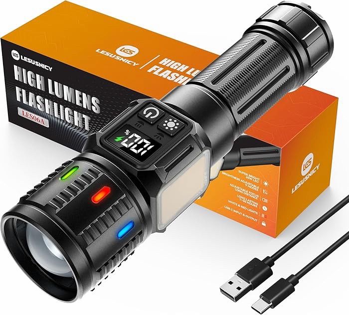 Rechargeable Flashlights High Lumens 100,000
