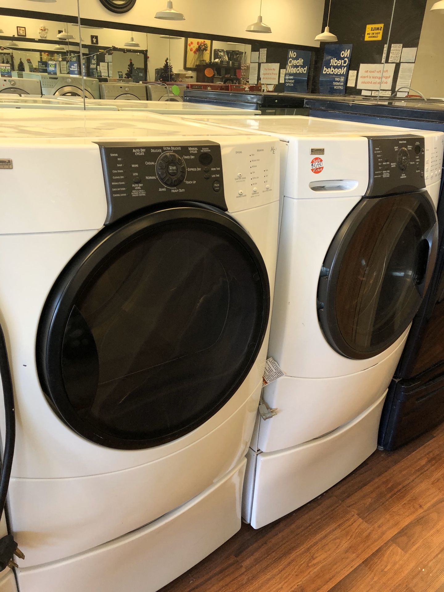 Kenmore washer and dryer electric