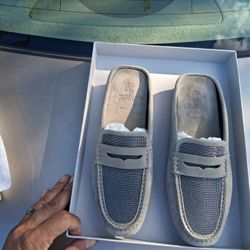 Brunello Cucinelli Women Monili Suede Loafers Euro Size 39 ( U.S. 8.5) 