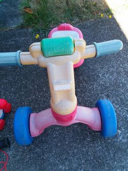Little plastic trike