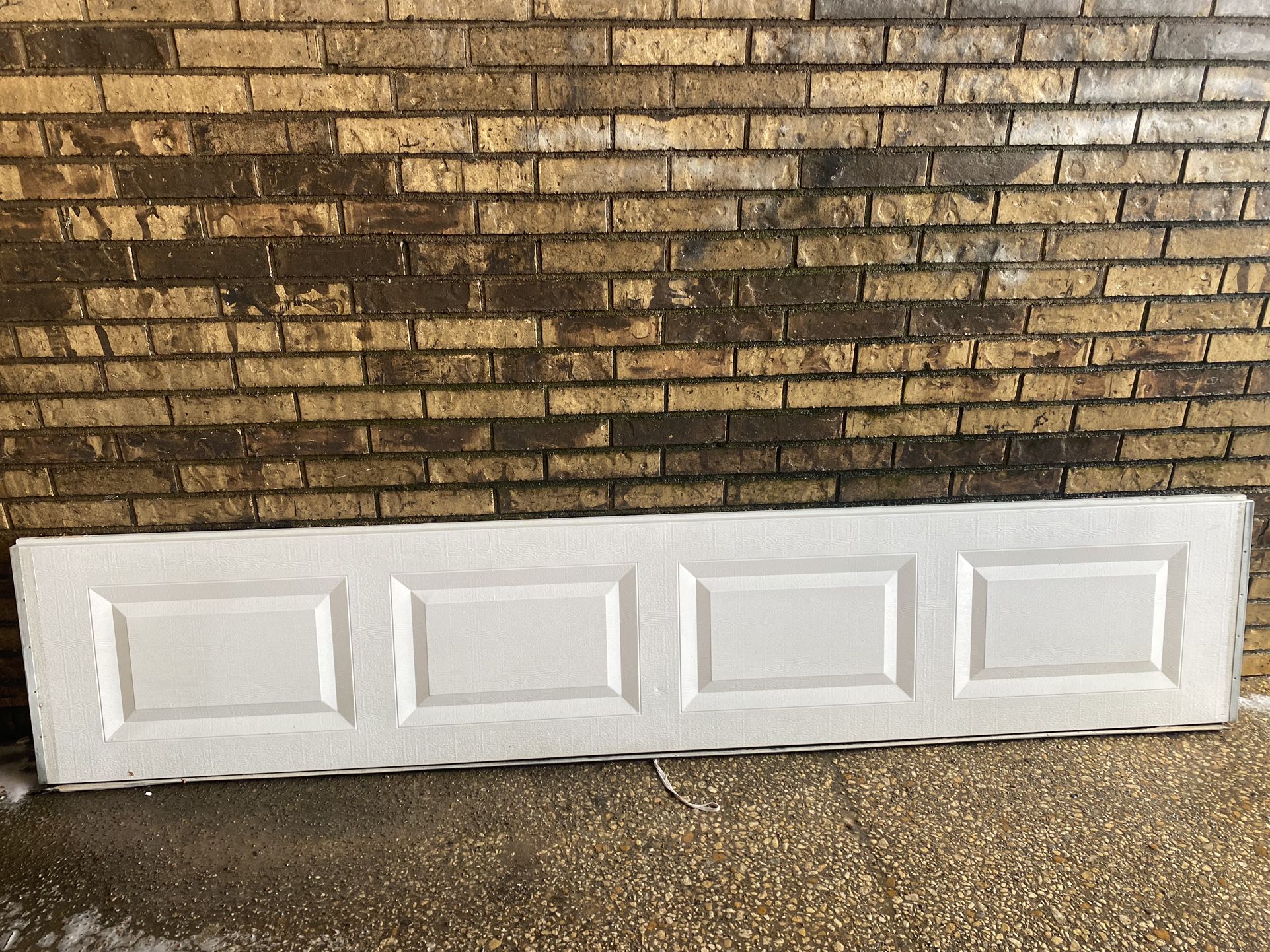 9ft wide by 7 ft tall used garage door