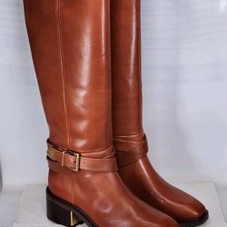 Vince camoto women's leather knee high boots