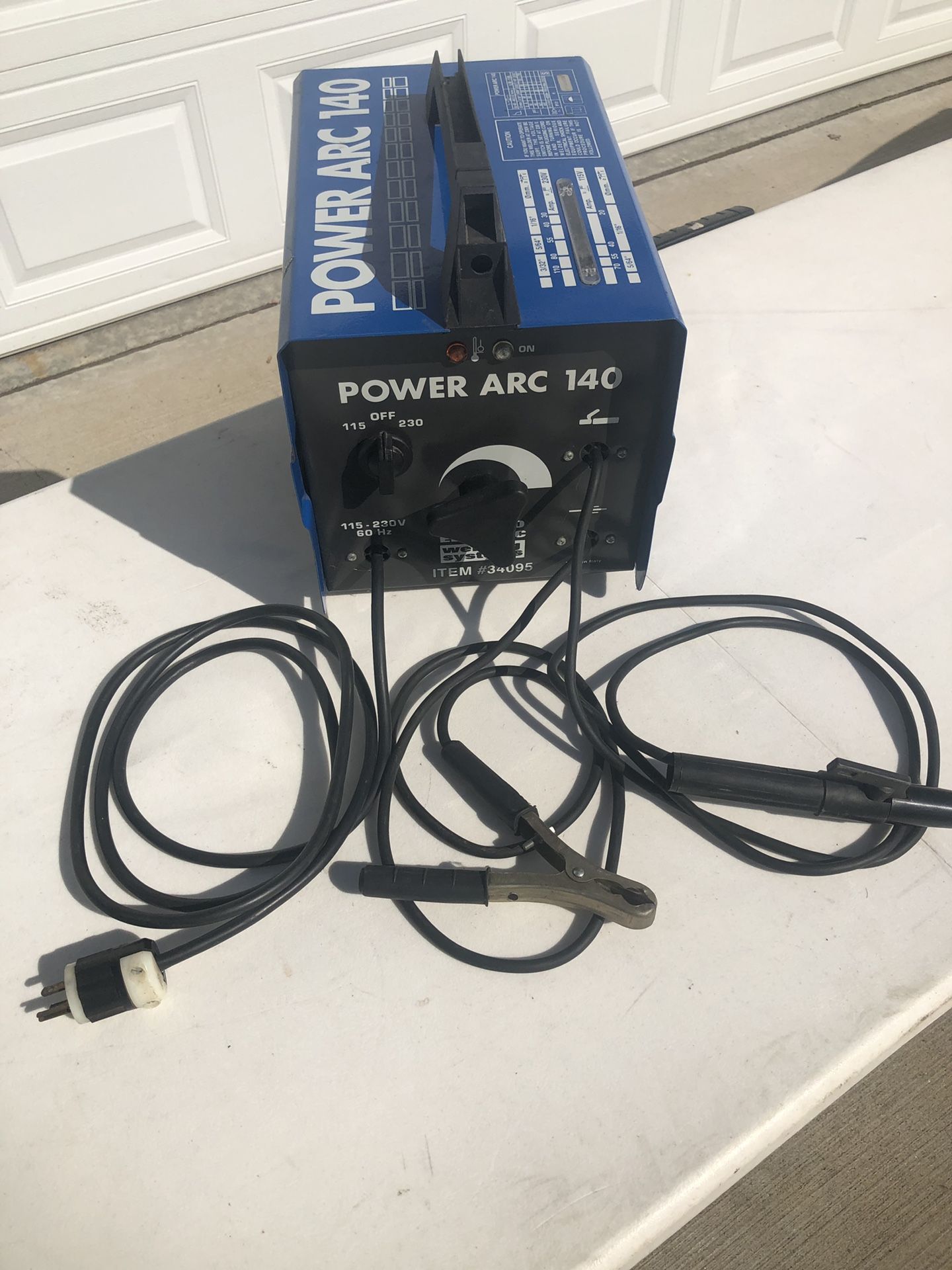 Chicago Electric Power Arc 140 Stick Welder 115-230 Volt. Used only a couple of times. $150