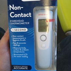 Non contact forehead thermometer from walgreens brand new still in box never been opened