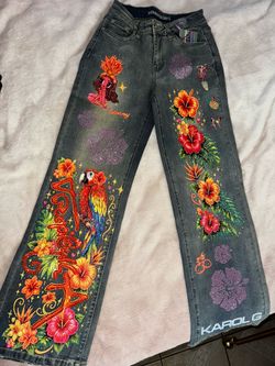 Custom denim Karol G
