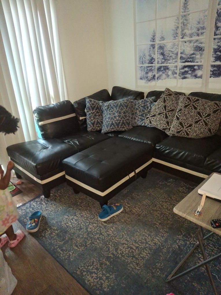 Black Sectional