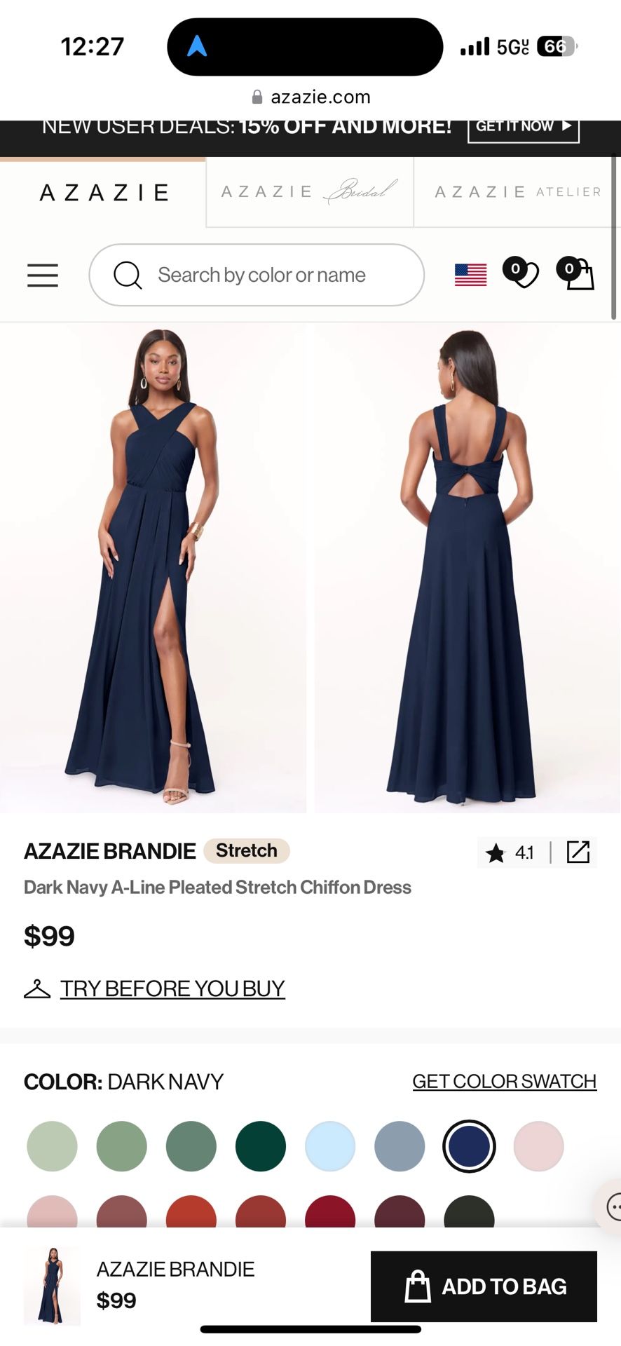 Azazie Bridesmaid Dress