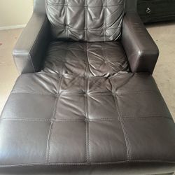 Leather Chaise Chair