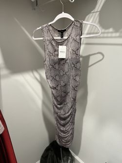 Snake Print Dress