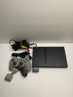 PlayStation 2 Slim W/Cords & Controller MCboot