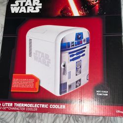4 Liter Thermoelectric Cooler Mini Fridge Star Wars Fan R2-D2